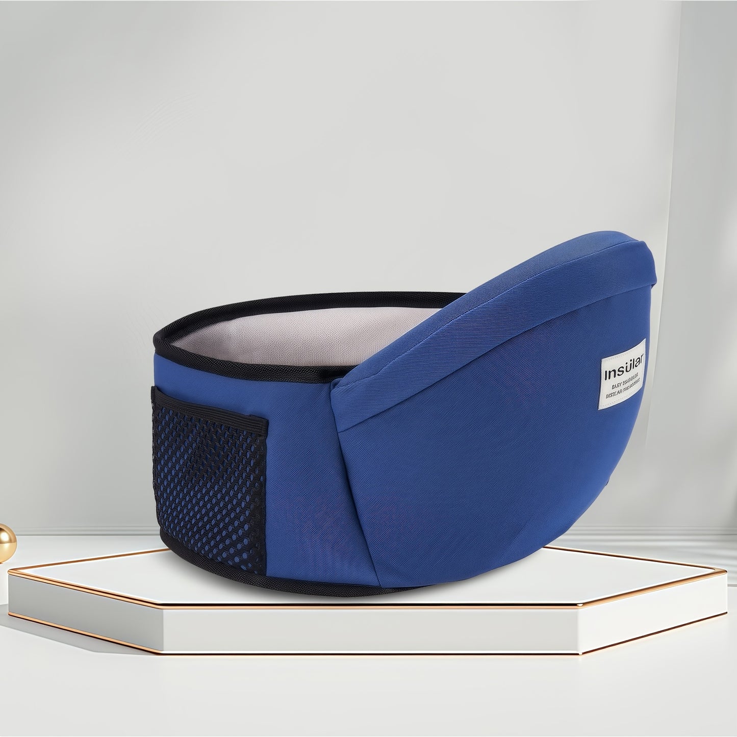 1pc Ergonomic Baby Waist-to-Toe Height-Adjustable Baby Carrier-like Babypot - 30° Tilted Design with 0-3 Years, Soft Padding & Secure Buckle Closure, Lightweight Sturdy Frame for to 12-Month-Olds, Travel-Friendly Baby Carrie