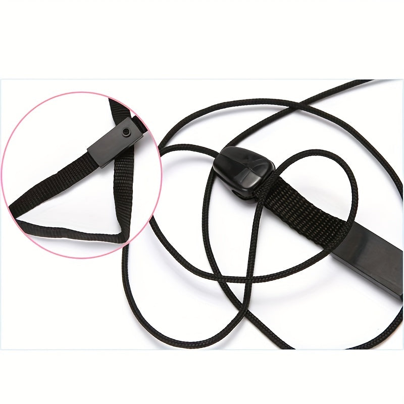 Pet Retractable Black Leash with a Trash Bin, Dog Leash, Pet Leash, Includes Free Trash Bags.