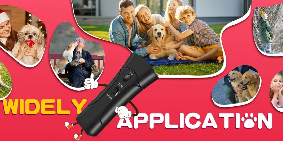 New Ultrasonic Anti-Barking Device, Dog Barking Control Device. Use 9V Square Battery (Excluding Battery) for Simple Use, 22KHz-28KHz Safe and Humane Sound Wave Technology, Effective Range 1-8 Meters. Portable Anti-Barking De