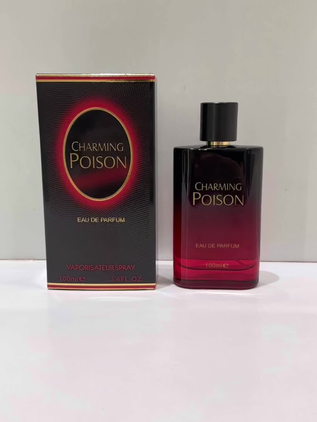 Charming Poison Lady Eau De Toilette, Long-Lasting Floral And Fruity Notes, Featuring Grapefruit, Citrus, Rose, Jasmine, Musk, And Patchouli, It Enhances Charm And Confidence, Comes in a Luxurious Gradient Bottle, Suitable fo