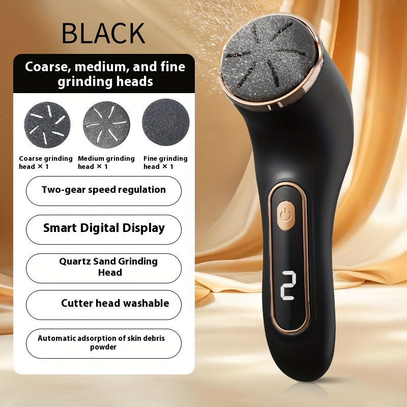 Electric Feet Callus Removers Rechargeable, Portable Electronic Foot File Pedicure Tools, Electric Callus Remover Kit, Professional Pedi Feet Care for Dead Skin, Hard Cracked Dry Skin Ideal Gift Electric Foot Repair Machine