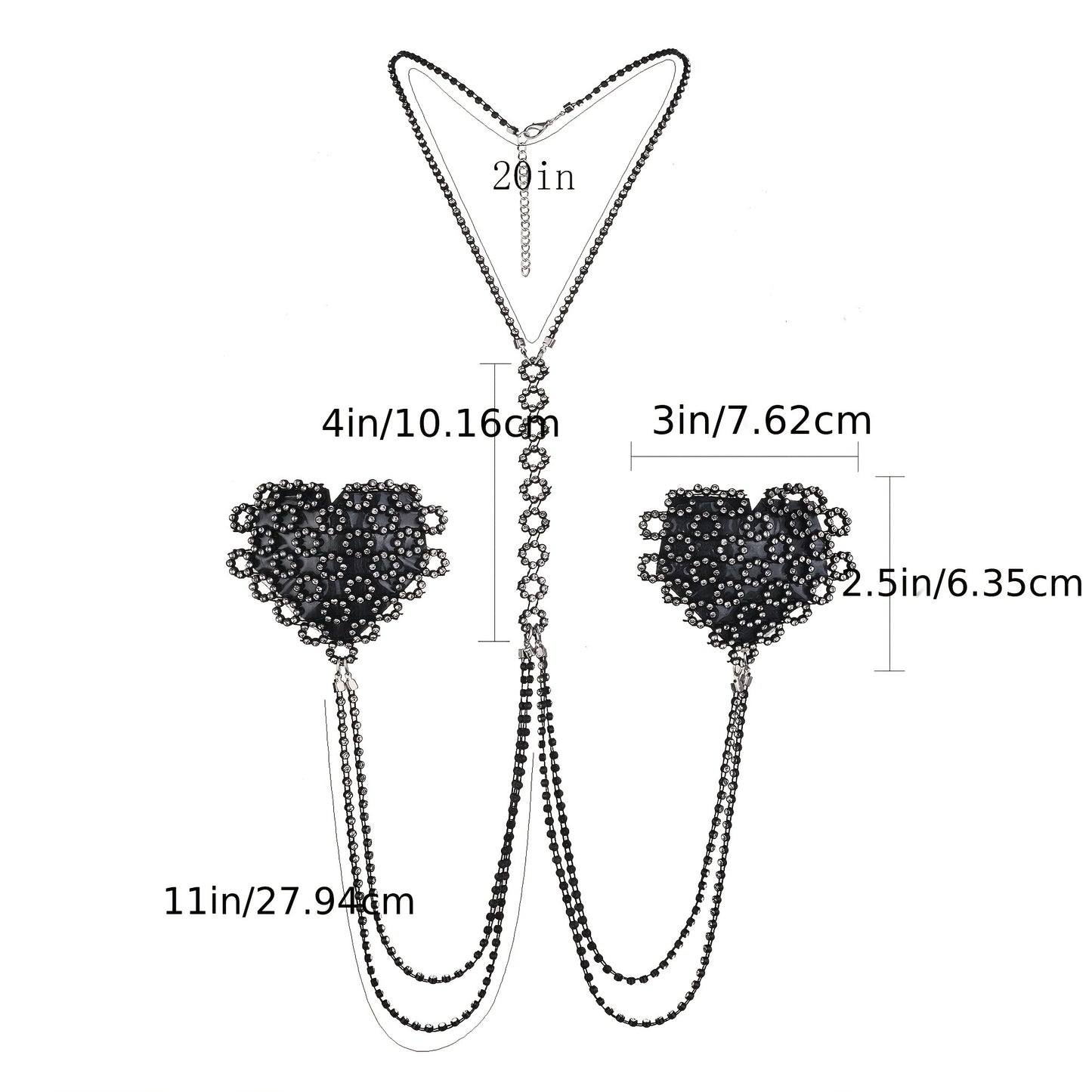 1 Pair of Sexy Erotic Adult Ladies Nipple covers, Gathering and Non-marking Reusable Breast Stickers