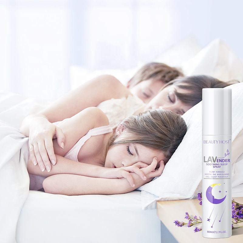 1pc Lavender Sleep Spray - Room Pillow Spray For Deep Sleep - 80ml Anti-Stress Relaxing Spray
