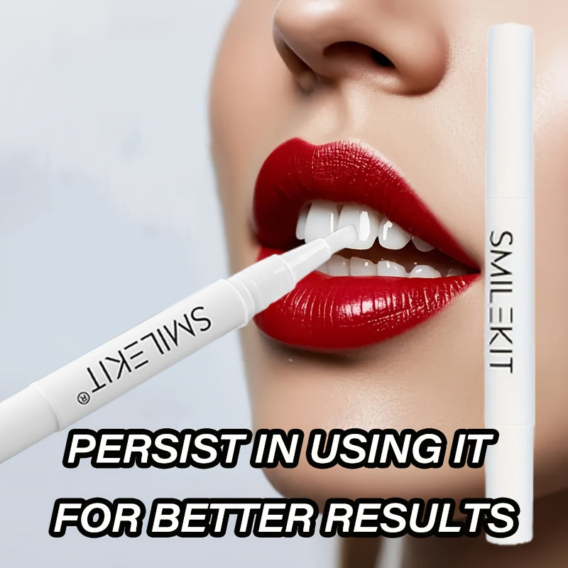 2pcs*2ml Whitening Toothbrush Pen Instant Use No-Brush Teeth Cleaning Pen