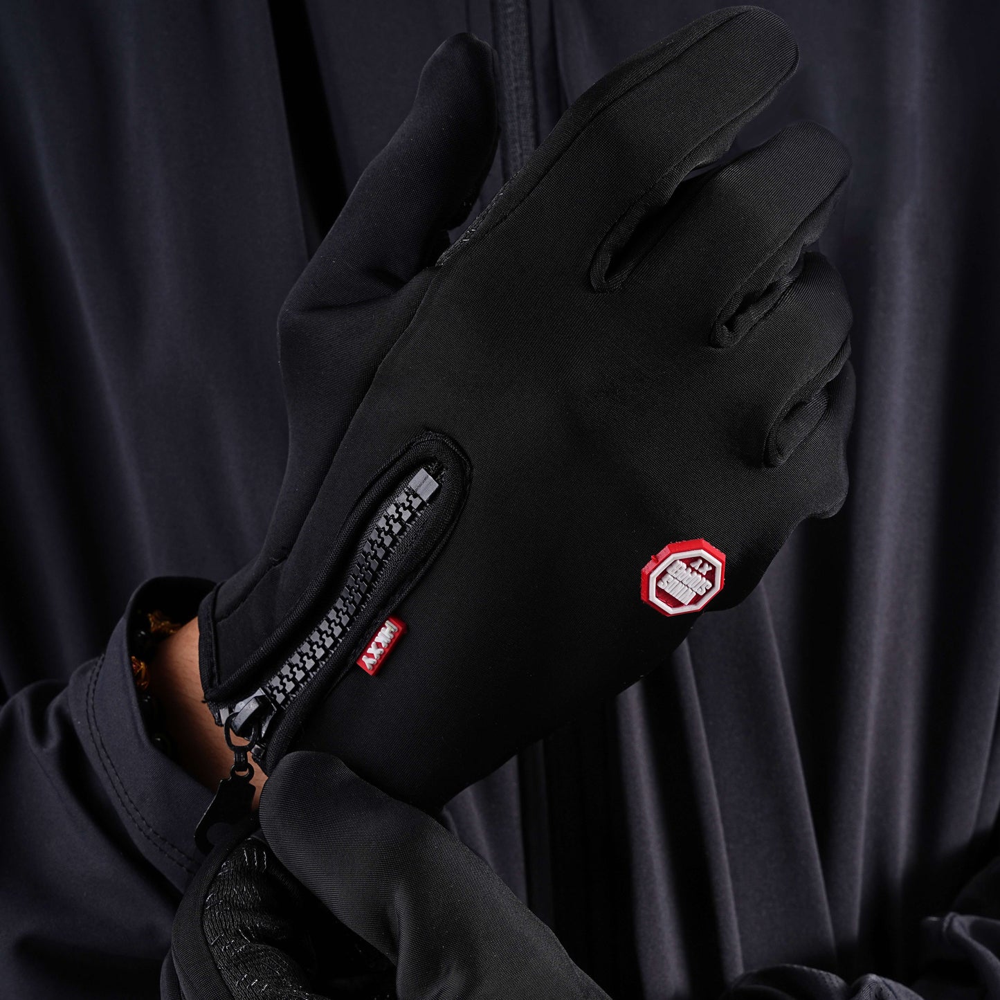 S-XL Size Autumn and Winter Sports Touchscreen Fleece-Lined Gloves for Men and Women, Versatile Outdoor Ski Snowboard Cycling Running Warm Gloves Sports Apparel Accessories