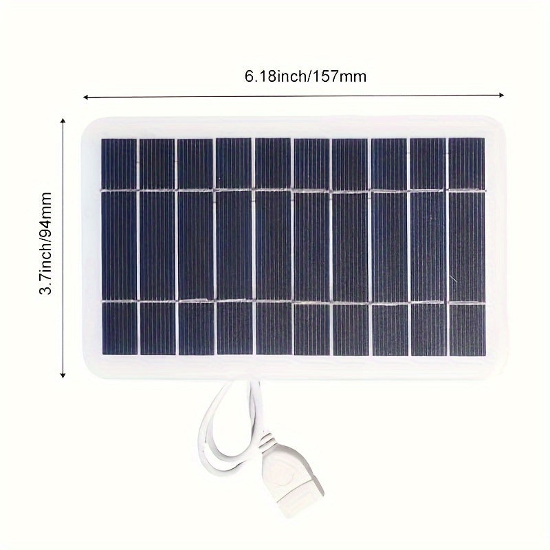 30W Survival Solar Panel with 5V USB, Portable Solar Charger, Featuring Safe And Stable Charging, Suitable for Outdoor Power Supplies, Emergency Phone Charging, And RV Charging During Camping