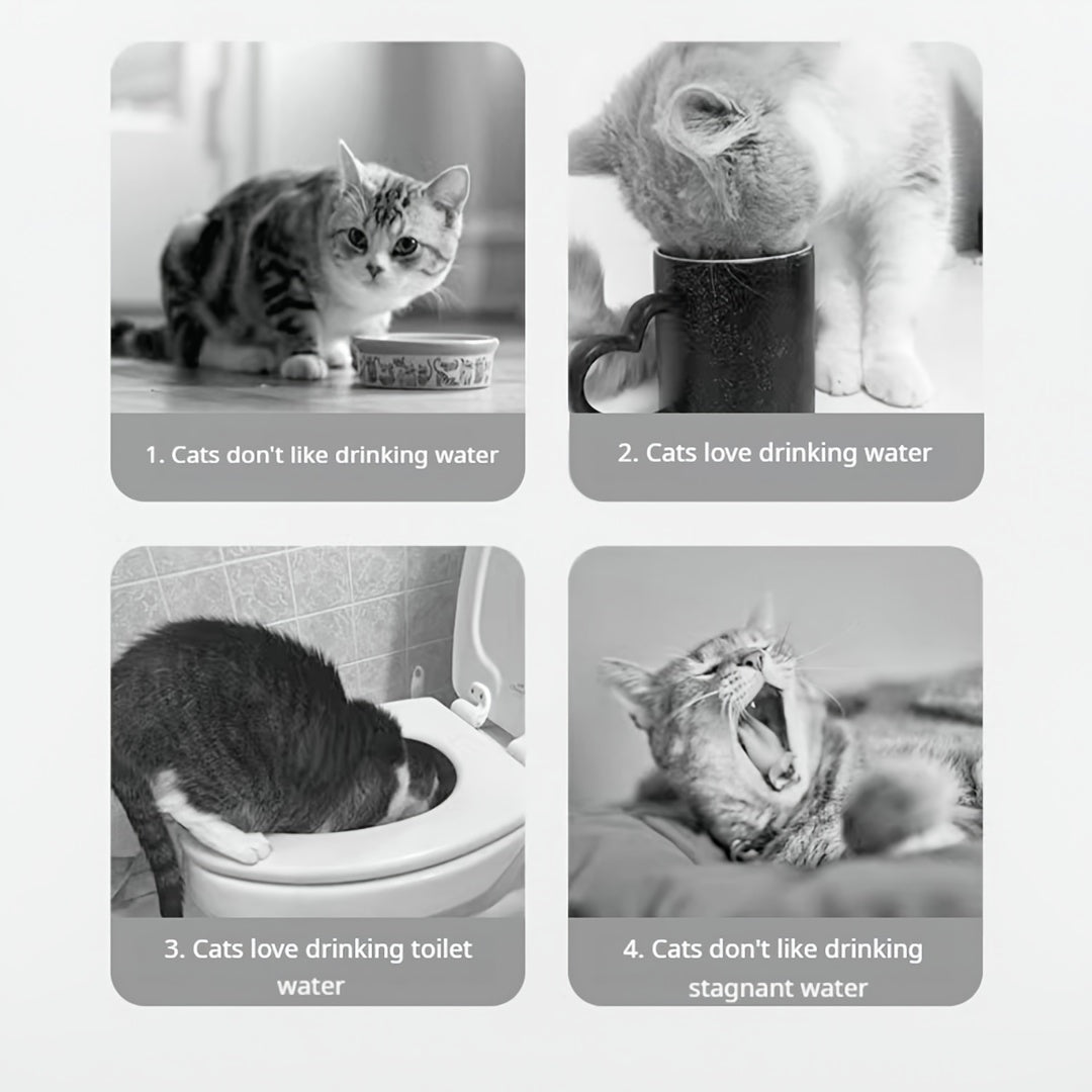 Cats and Dogs Pets New Style Fountain flower water dispenser automatic cat water dispenser dog water dispenser, running quietly, USB powered, safe and secure, suitable for cats, dogs, parrots bathing Halloween Christmas gifts
