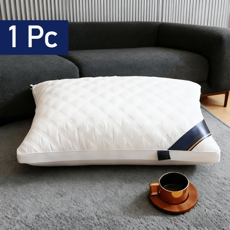 4pcs 3D Luxury Hotel Pillow Set, Neck Support Sleeping Pillows for Comfort & Relaxation, Premium Cover with Zipper Closure, 45*68cm