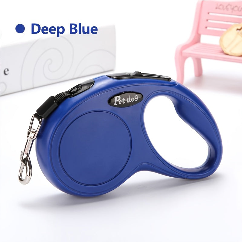 7 Colors Retractable Dog Leash | 10-foot ABS Leash for Outdoor Walking, Uncharged Power Mode