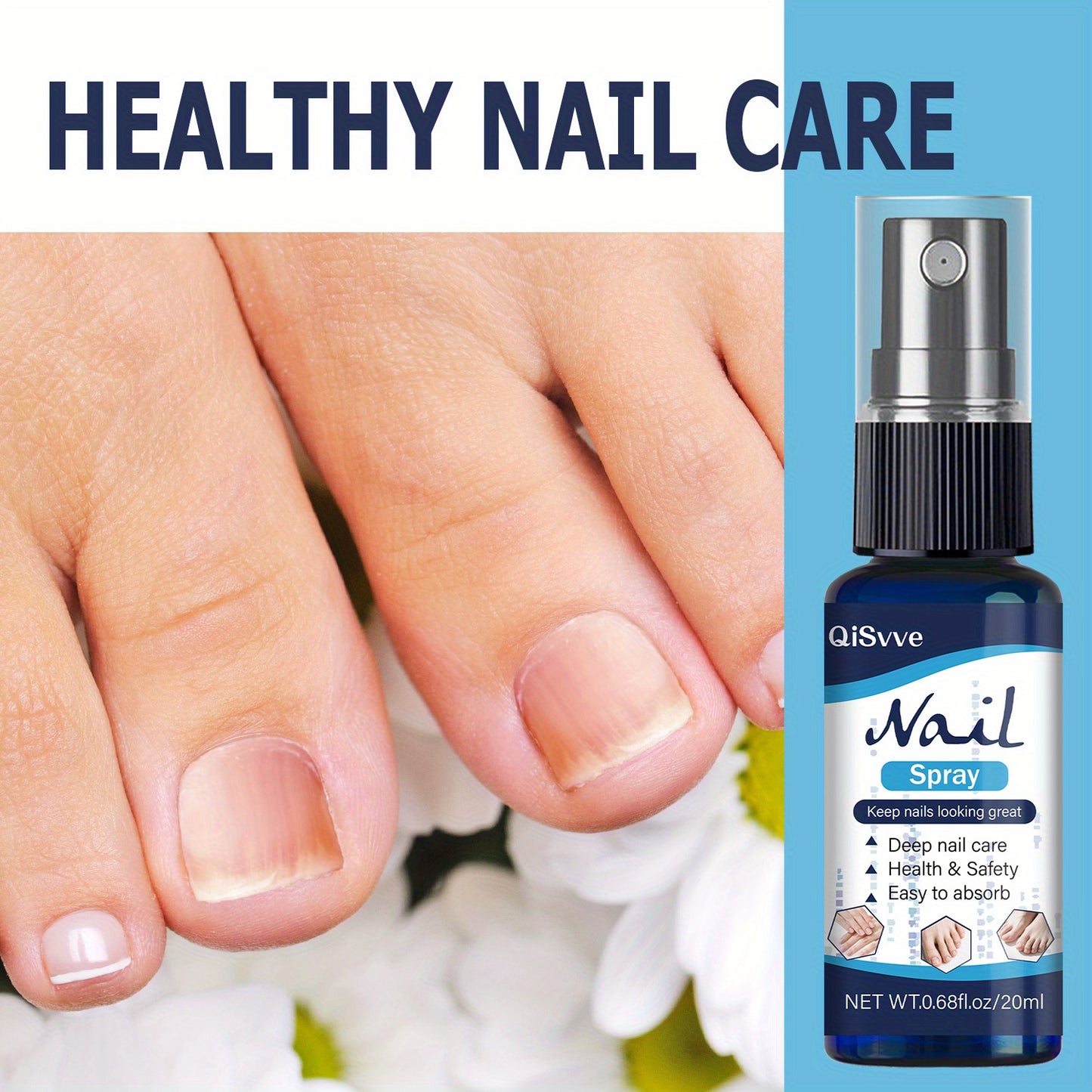For Day Night Nail Strengthen Care Spray Healthy Hand Nails And Toenails Moisturizing Liquid Cream Feet Nail Cuticle Care Oils Supplies Comprehensive Nail Care Serum Plant Extract Formula for Yellow Finger Nails And Toe Nails