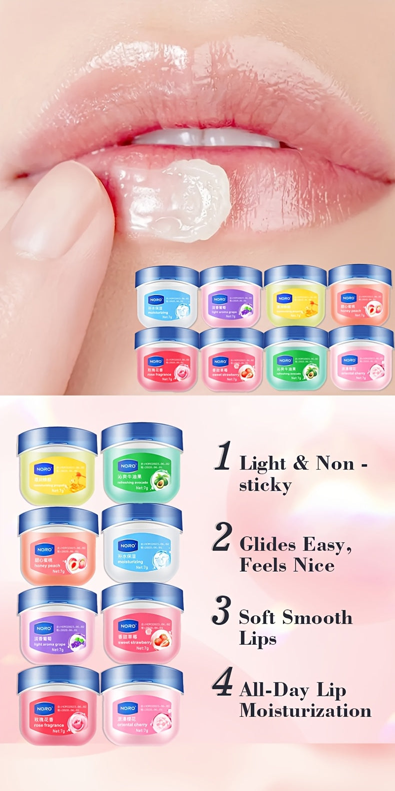 NEW 16 PCS Set Moisturizing Lip Balm, Fruit Flavored Lip Mask, Lip Primer, Hydrating Formula, Moisturizing & Nourishing, Lip Care, All-Day Hydration Personal Care Supplies