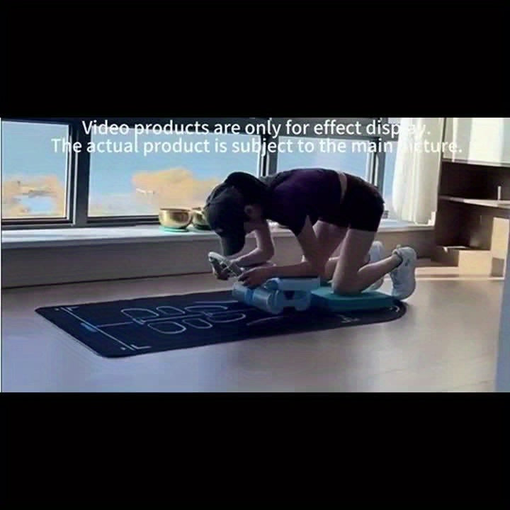 6-Wheels Abdominal Wheel Roller with 8 Elbow Supports And Automatic Rebound, Multi- Layered Anti-Slip Design Home Gym Workouts Exercise Machines for Core Strengthening Fitness (Includes Timer And Kneeling Pad)