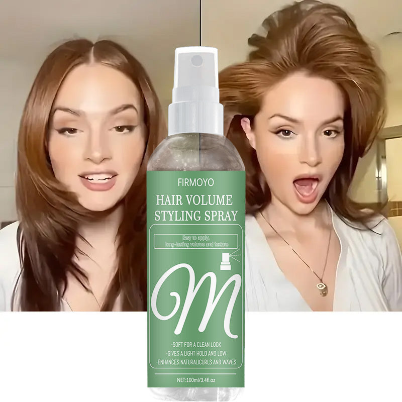 Keratin Volume Styling Spray, suitable for all hair types, fast styling, long-lasting and firm, with keratin and glycerin, mild and non-irritating ingredients, anti-sweat, oil control, nourishing and moisturizing, daily care,