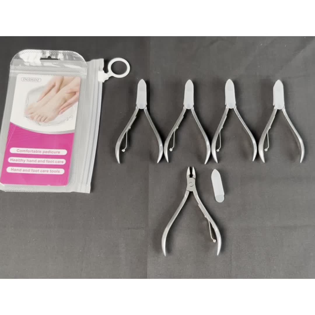 3 PCS Set Professional Stainless Steel Cuticle Nipper Set | 3-Tool Multifunctional Manicure & Pedicure Kit with Anti-Slip Comfort Grip | Sharp, Durable Nail and Clippers for Salon or Home Use