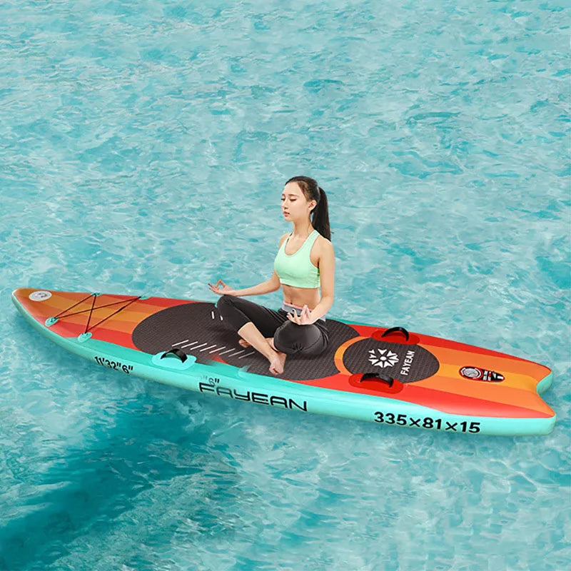 Surfboard Paddle Board SUP Inflatable Floating Board Paddle Board Universal Racing Stand-up Wakeboard Windsurfing Board