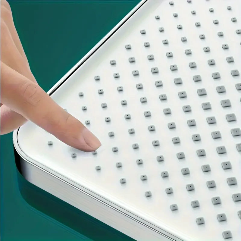 NEW Arrivals 13 inch Large Powerful Water Outlet Pressurized Shower Head Water Heater Large Panel Top Spray Home Bathroom Accessories