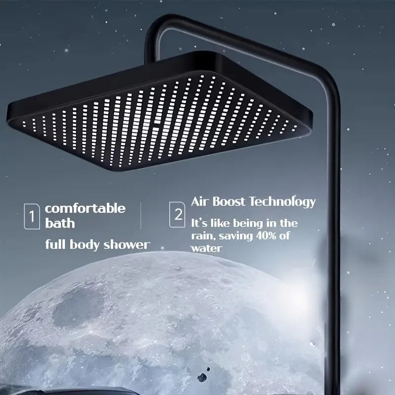 NEW Arrivals 13 inch Large Powerful Water Outlet Pressurized Shower Head Water Heater Large Panel Top Spray Home Bathroom Accessories