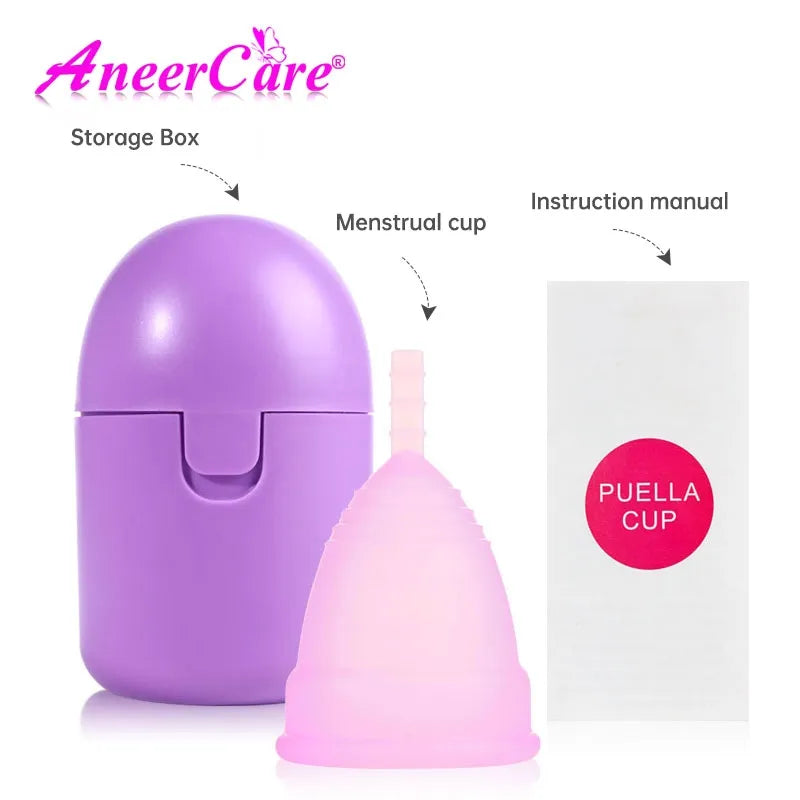 Menstrual cup sterilization kit Reusable silicone cup Menstrual care Menstrual collection menstrual Sterilizer Cup
