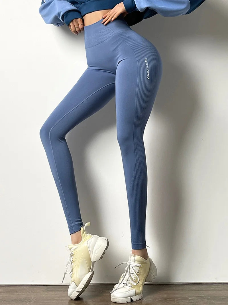 NEW Arrivals S-XL 12 Colors Cloud Hide Women Seamless Yoga Pants Fitness Sport Leggings Sexy Gym Tights Push Up Solid Trousers High Waist Workout Sportswear