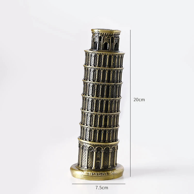 NEW Arrivals Statue of Liberty Graduation Gift Desktop Creative Home Living Room Decoration Ornaments Room Wine Cabinet Pisa Tower Crafts Home Office Decoration Supplies