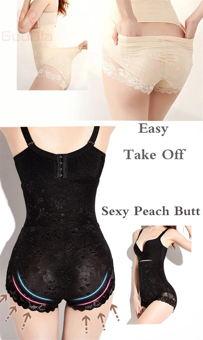 NEW Arrivals S-2XL 3 Colors High Waist Trainer Body Shaper Panties Easy Bathroom Shapewear Shorts Tummy Control Waist Shaper Waist Slimmer Shapers Chubby Ladies Underwear
