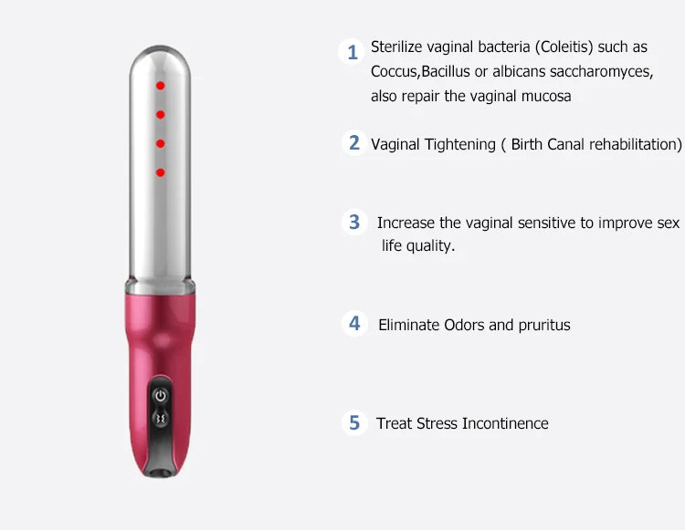 Electric Vagina Muscle Stimulator Vaginal Tightening Machine Cold Laser Birth Canal Rehabilitation Vaginal Massage Trainer