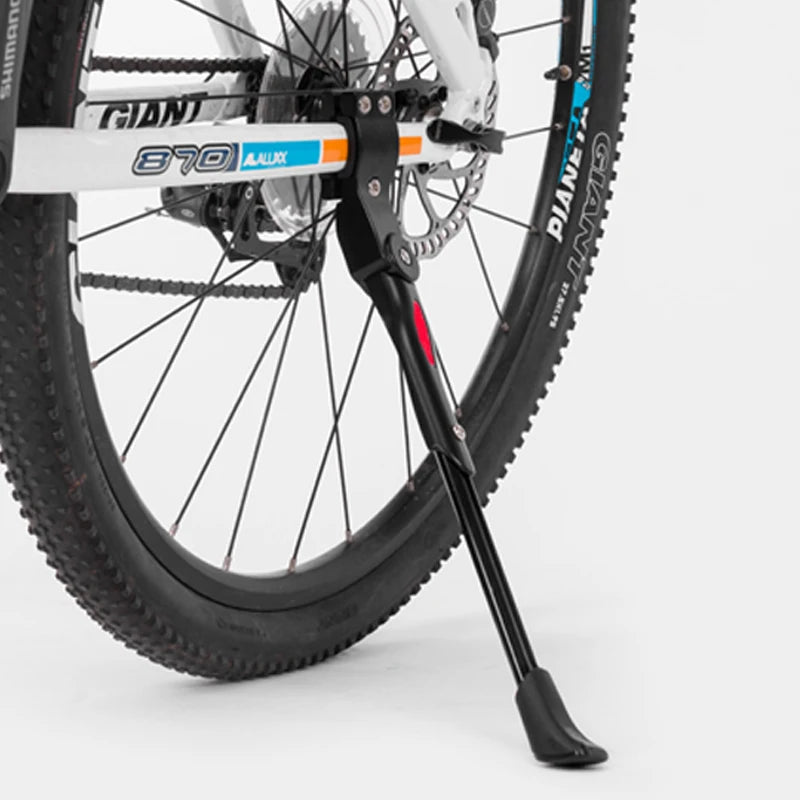 NEW Arrivals Bicycle Kickstand Parking Cycling Adjustable MTB Road Racks Bike Support Side Kick Stand Foot Brace Accessories Bicycle Parts Sports Supplies