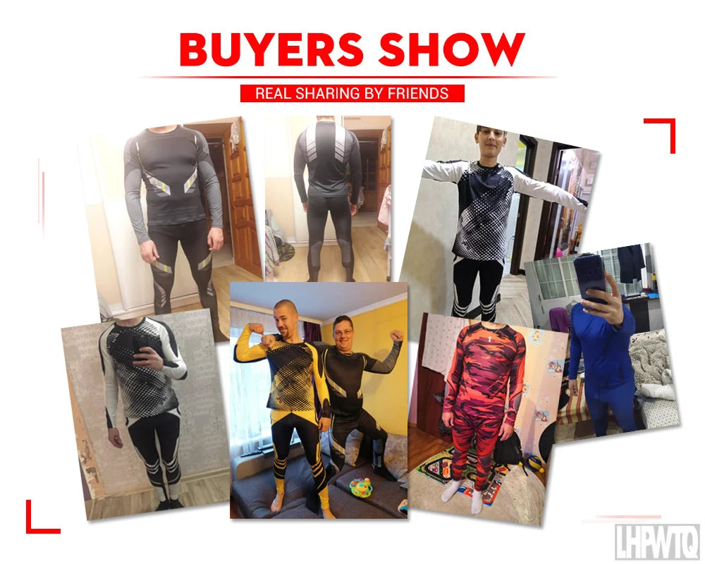 NEW 2PCS Set S-3XL Plus Size Winter Tight Tactical Thermal Underwear Men Outdoor Sports Function Breathable Training Cycling ThermL Underwear Long Johns Sports Apparel Supplies
