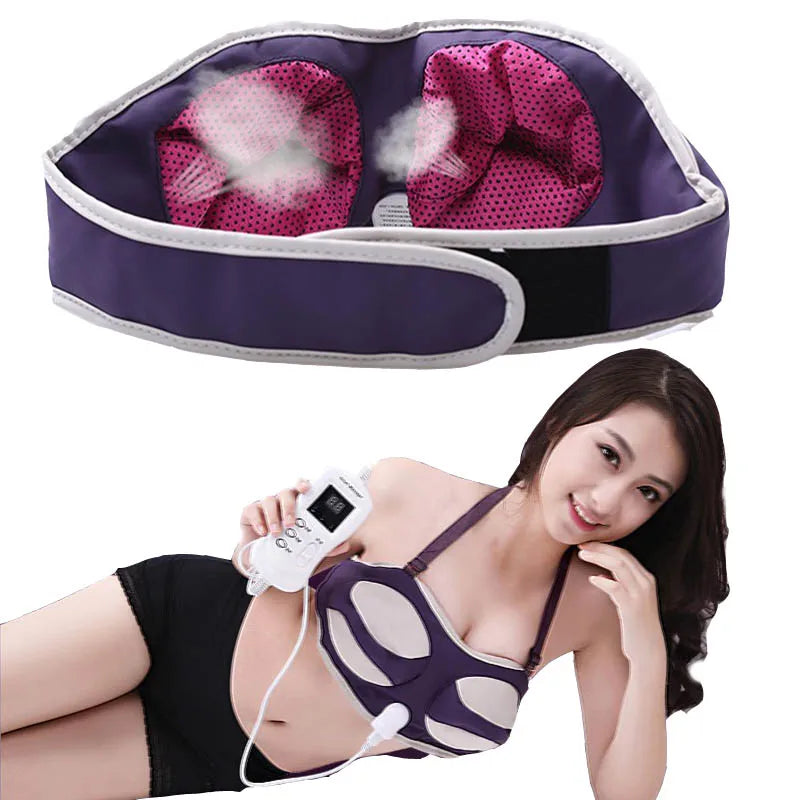 NEW Arrivals EMS Bra Shape Electric Breast Massager Heated Vibration Massage Therapy Treatment For Fuller Firmer & Rounder Corrector Breasts Enhancer Health care Body Care Supplies