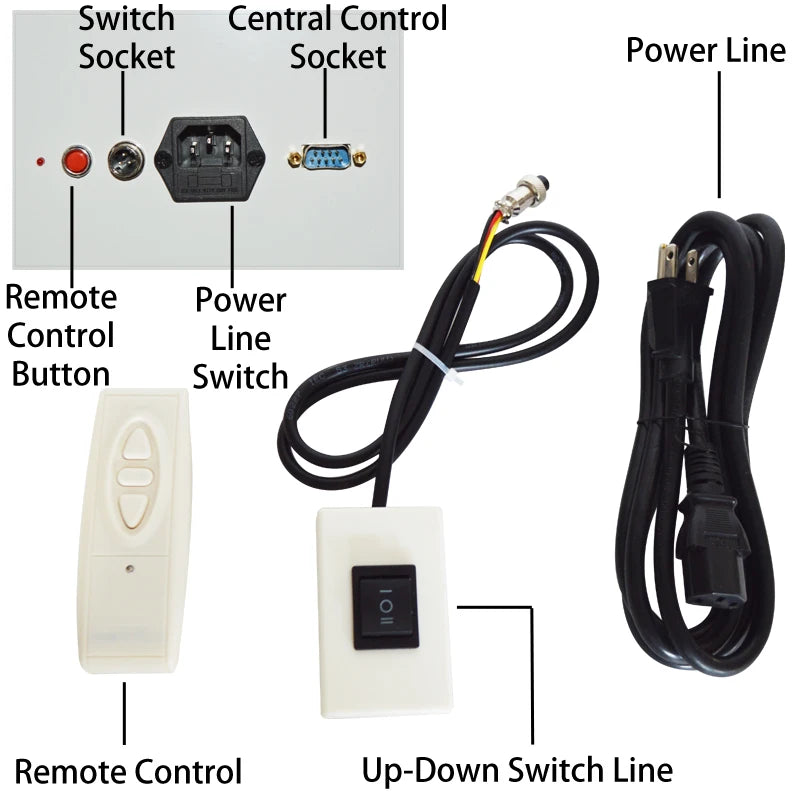 32-70inch Electric Motorized Tv Inside Rotating Mount Hidden Ceiling Remote Lcd Flip Inward Lift Hanger Genuine Turner Seat