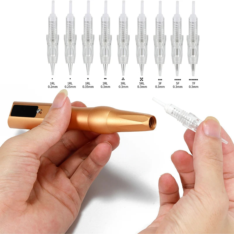 NEW Arrivals Wireless Tattoo Machine PMU Pen Professional Permanent Makeup Microblading Eyebrow Lip For Body Art Tool With Cartridge Needles