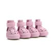 NEW Arrivals 8 Colors Hot Summer Pavement Dog Rain Shoes with Holes Anti Slip Paw Protectors Waterproof Noctilucent Dog Boots Night Walking Anti-Lost Shoes Pets Apparel Accessories