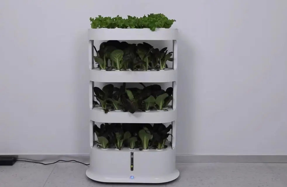 NEW Arrivals Smart Vertical Hydroponic Garden Home for Strawberry Planter Indoor Planting Vegetable Planter Self Watering Flower Pot Plants Growth Tower Automatic Hydroponic Led Lights System Vertical Garden