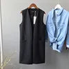 NEW Arrivals Simple Slimming Vest Women's Spring Summer New Style Fashionable and Mid Length Suit Vest Women Casual Clothing Supplies