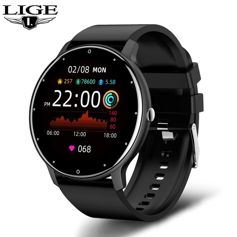 BRAND NEW Ladies Smart watch Full Touch Screen Sports Fitness Watch IP67 Waterproof Bluetooth For Android iOS Women Smart Watch