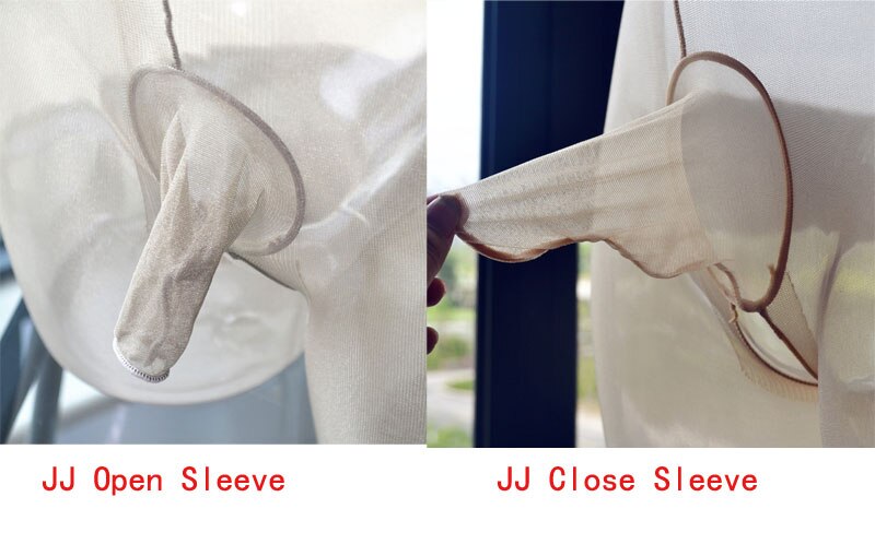 Sexy Men Erotic Sheer Bodysuit Transparent Cockring Body Stocking Oil Shiny Open Crotch BodyStocking Penis Pouch Sissy Lingerie