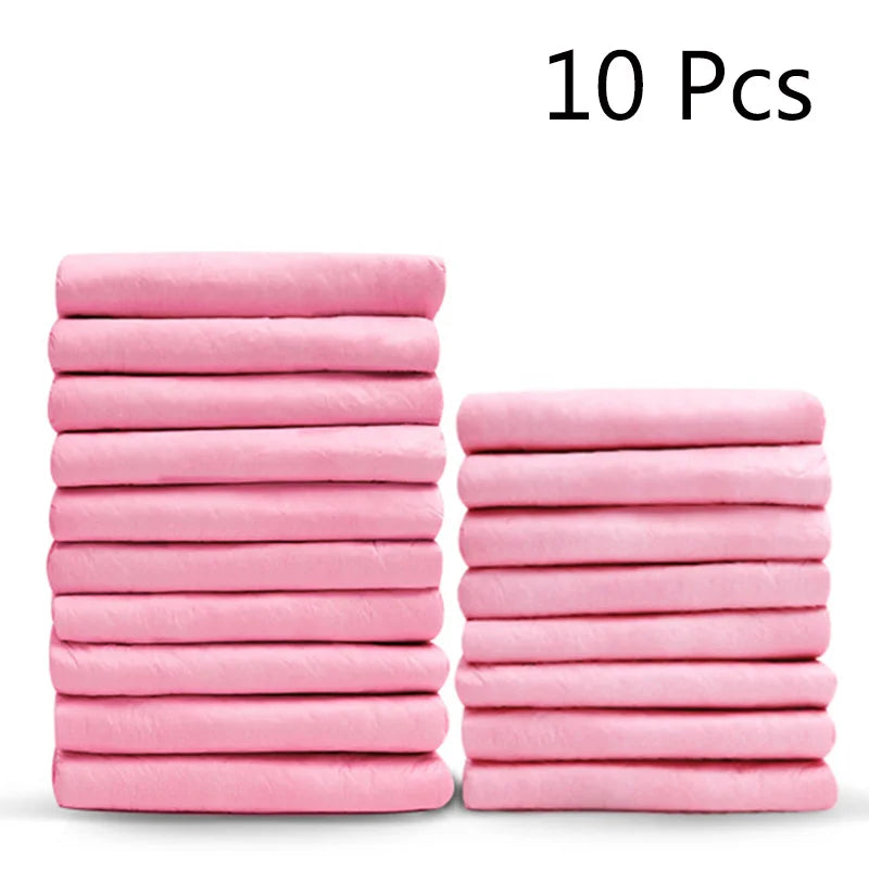 10 PCS Set S-XL Super Absorbent Dog Cat Disposable Diaper Thick Deodorant Puppy Pet Urine Diaper Pad Mat Cat Litter Toilet Dogs Products