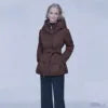 BEST PRICE S-2XL 4 Colors Women Slimming Short Cotton Jacket Women's Thick Winter Coat with Hood Distring Waist Slim Snow Boots Outerwear for Ladies