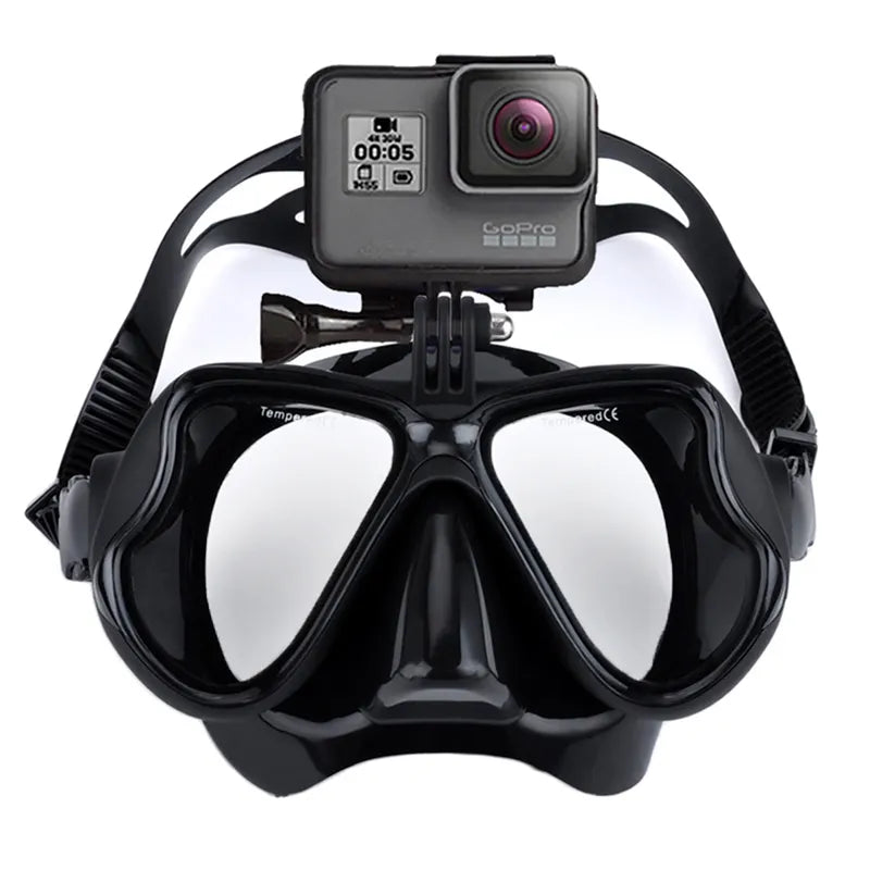 JoyMaySun Professional Underwater Mask Camera Diving Mask Swimming Goggles Snorkel Scuba Diving Camera Holder For GoPro