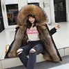 NEW Arrivals 10 Colors M-3XL Chic Winter Ladies Coat Warm Long Waterproof with Faux Fur Liner and Fur Collar Snow Outerwear Jackets Women Winter Fashion Apparel Supplies