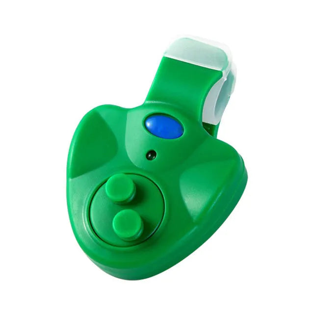 5 Colors Electronic Fish Bite Indicator Light Sea Fishing Alert Bell Alarm with Buffer Feature Don't Miss A Catch Clip On Rod Fish Buzzer Fishing Accessories