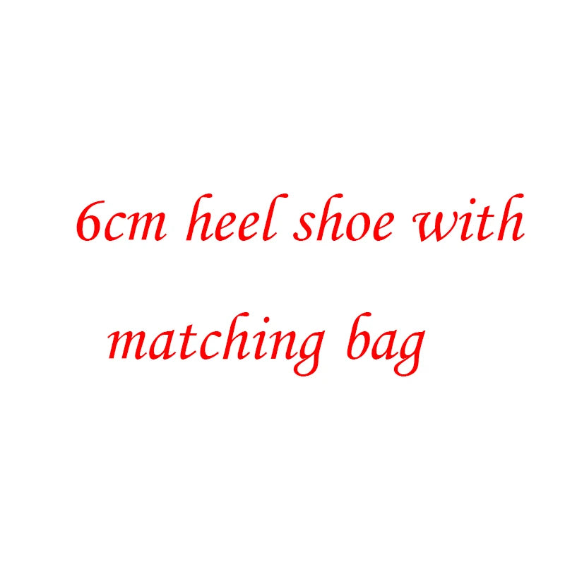 Luxury Black Crystal Wedding Shoes Set with Matching Bags Woman Fashion Diamonds Shoes 8CM-11CM-14CM High Heels Platform Plus Size Ladies Luxury Fashion Apparel Accessories Clothing Supplies