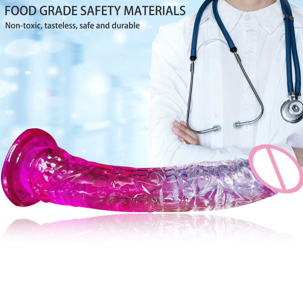 22cm Realistic Dildo Powerful suction cup Adult games Huge Penis Big dick Female Masturbation Device Erotic Sex Toys for Couple
