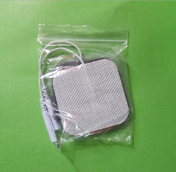 NEW Arrivals 100PCS Set 4*4cm EMS Electrode Pads for Muscle Stimulation Reusable Self Adhesive Massage Patch Acupuncture Physiotherapy TENS Pads Health Care Supplies