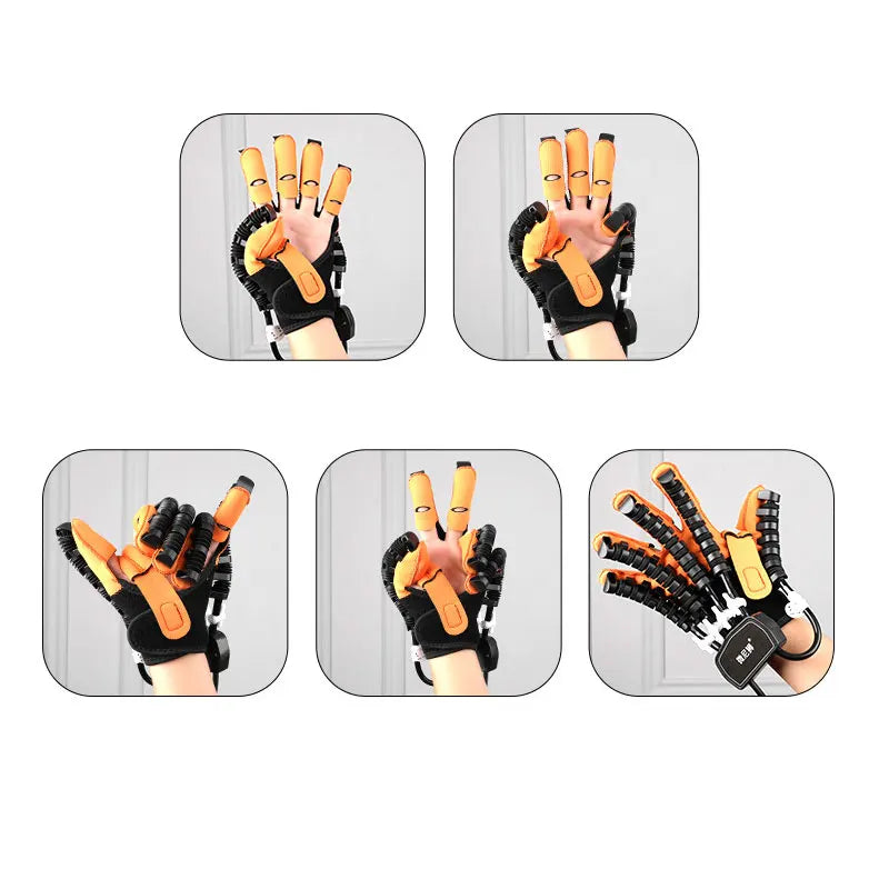 Household Stroke Hemiplegic Finger Training Two-Hand Rehabilitation Gloves Model 962 (Sizes S-XXL)