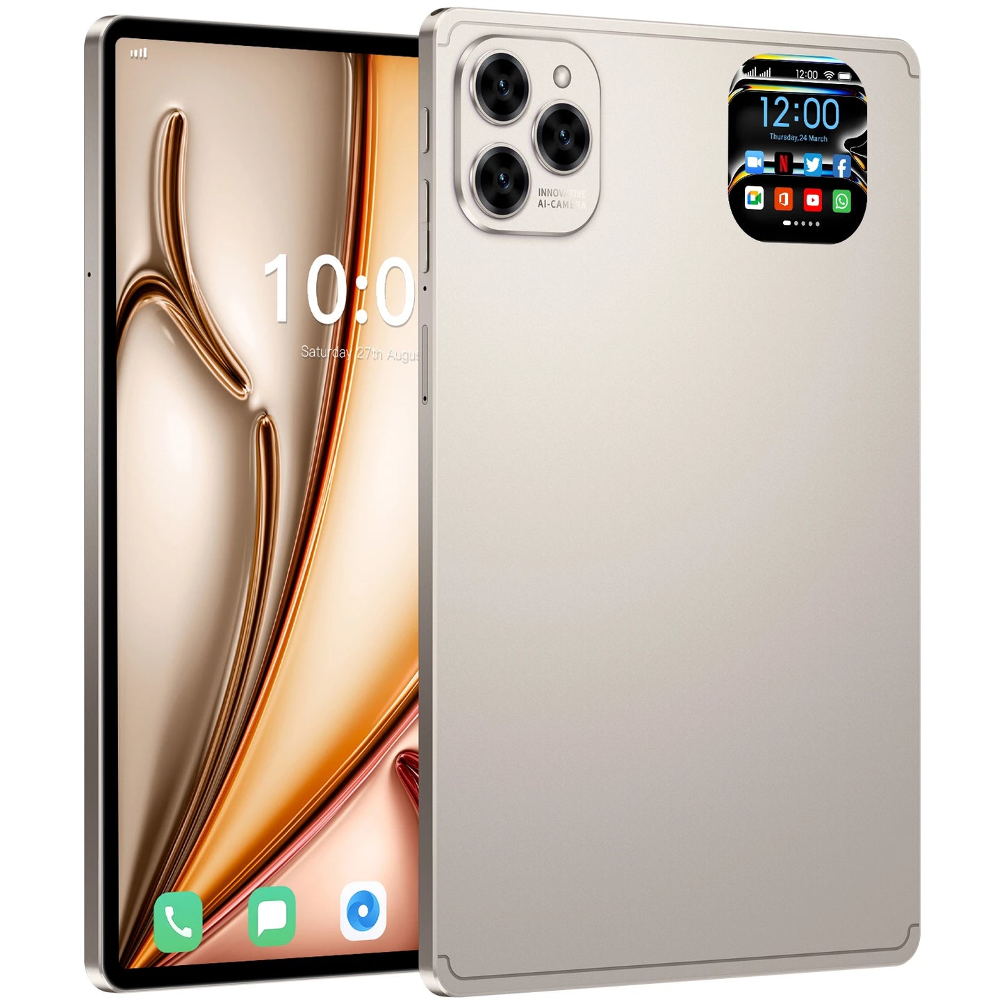 NEW Design Pad 16 PRO 16GB+1TB 5G Smart Tablet 10.1 Inch High Resolution Capacitive Touch Screen 10000mAh Battery