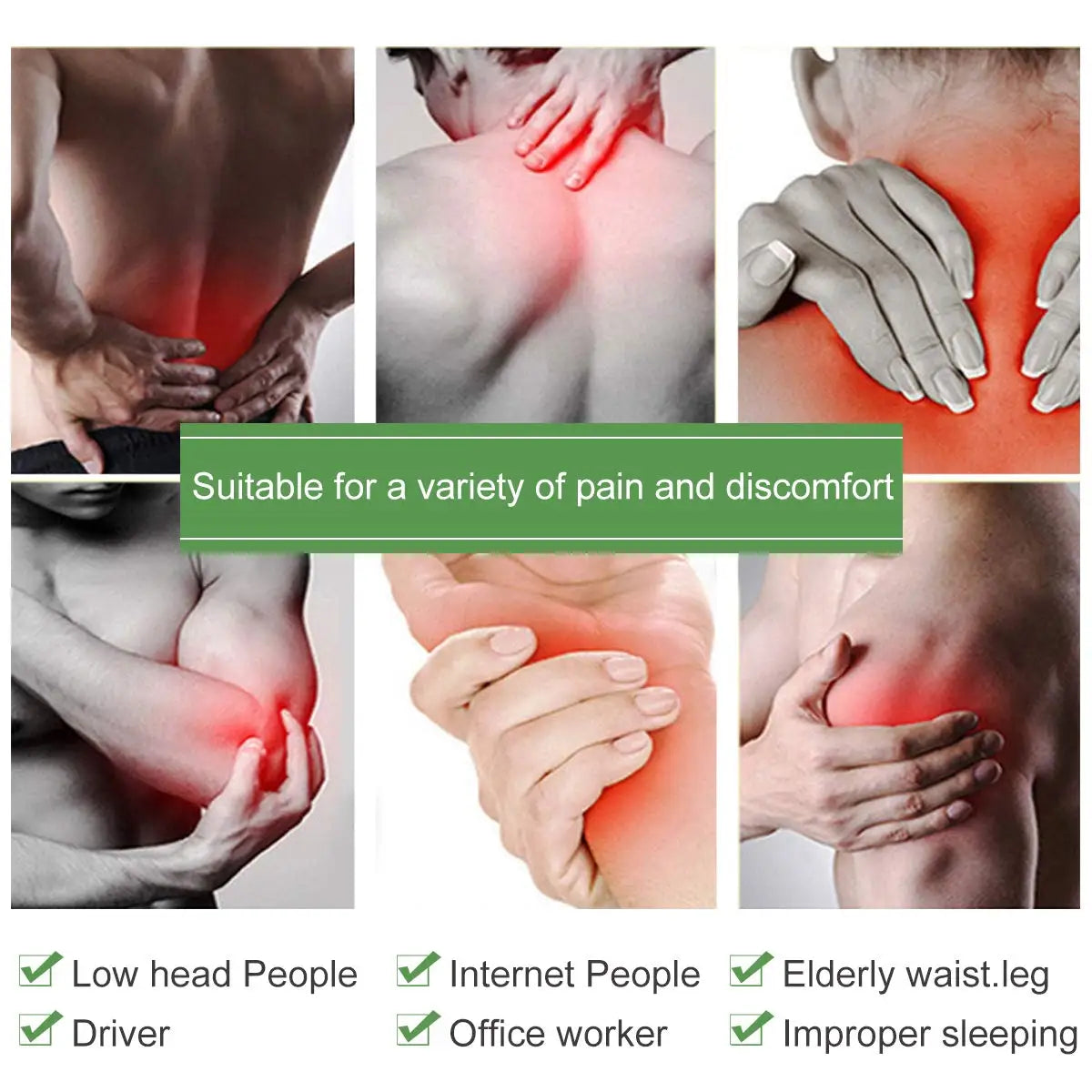 30/60pcs Knee joint Pain Plaster Wormwood Extract Sticker for Ache Arthritis Rheumatoid Relief Patch