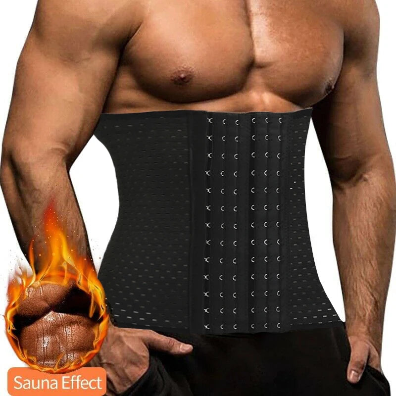 NEW Women/Men Modeling Strap Slimming Belt Waist Trainer Tummy Control Body Shaper Adjustable Cincher Abdomen Belly Compression Shapewear Sports Fitness Gym Shaper