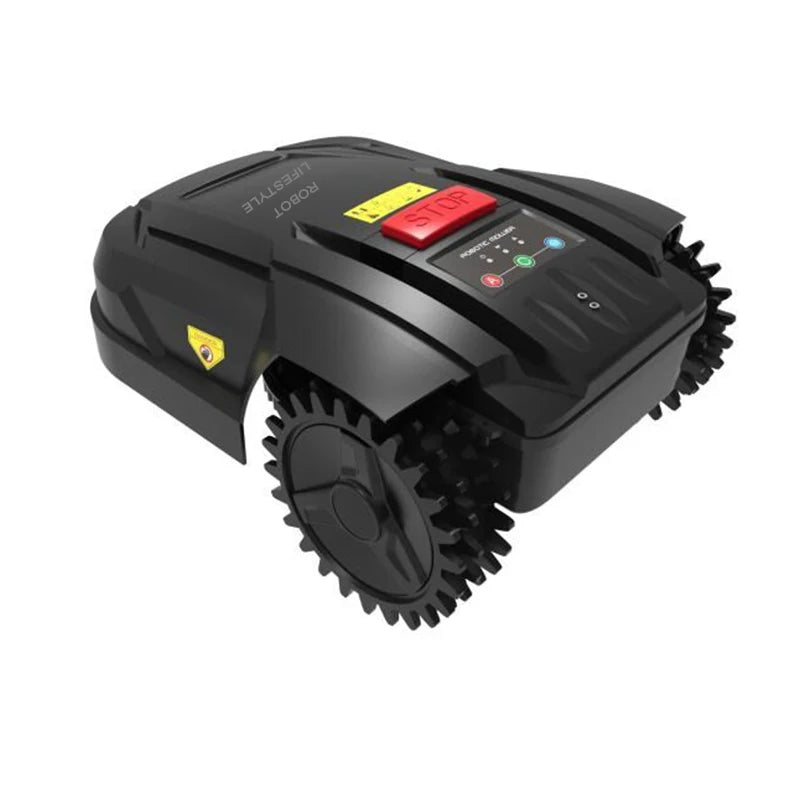 Lawn Mower Robot H750 with WIFI APP,Working Capacity 800m2,Gyroscope Navigation,Water-proofed Charger,Subarea+Range Function