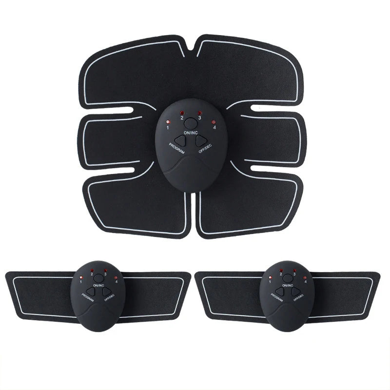 NEW Arrivals EMS Smart Hip Trainer Battery Muscle Stimulator Buttock Abdomen Pad Arm Leg Toner Fitness Body Shaper Unisex Workout Equipment + 50PCS Gel Set